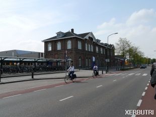 Bezoek aan de Borkense baan, op de fiets van Winterswijk naar Borken