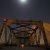 The moon and the DEMKA railwaybridge