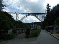 Müngstener Talbrücke, bridge crossing the Wupper, highest railway bridge of Germany