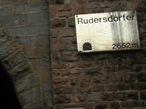 Rudersdorfer tunnel, 2652 m