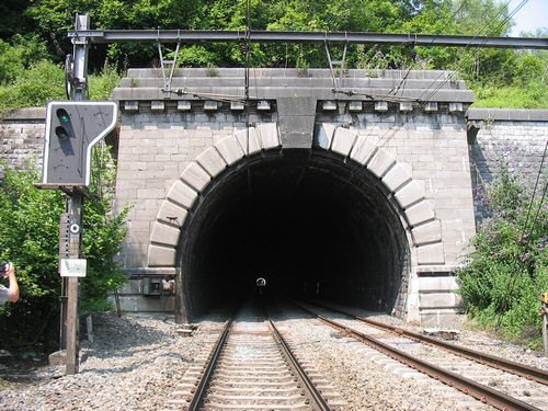 Tunnel du Geer: The east portal