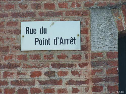 Rue du Point d'Arrêt.