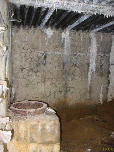 Interieur van de bunker