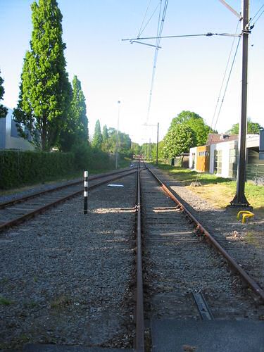 Last piece of railway in Emmen
