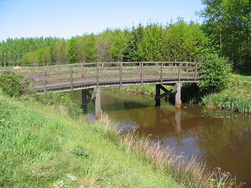 Bridge crossing a canal