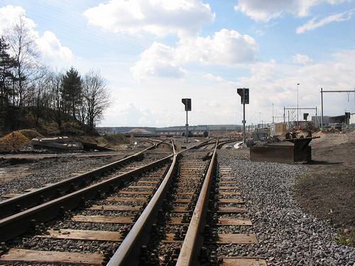Shunting yard and freight station Genk Goederen