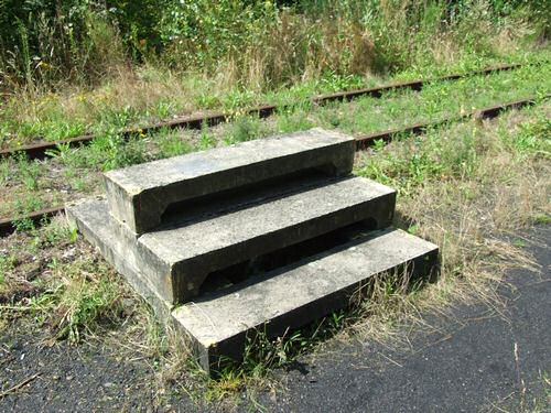 Stairs for the train driver