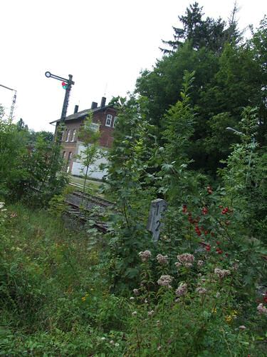 Station and shunting yard of Walheim
