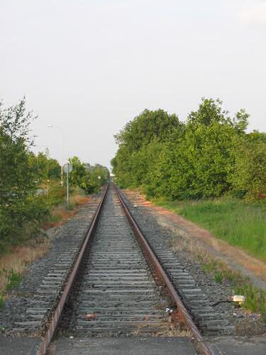 Het spoor richting Veghel.