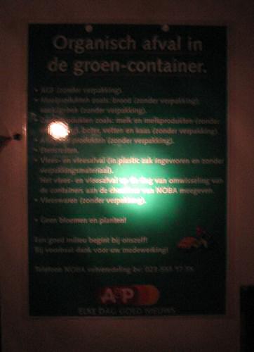 Organisch afval in de groene container