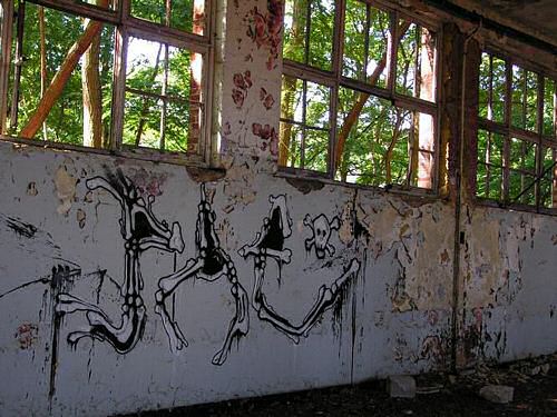 Meer PAE graffiti.