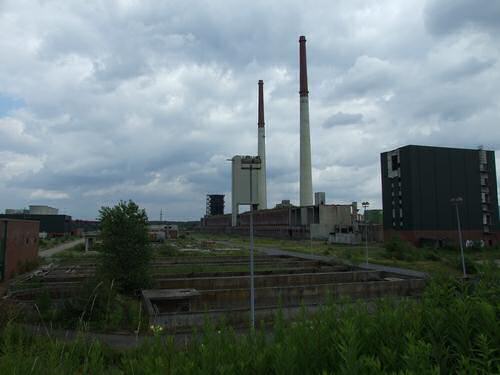 View over a industrial landscape