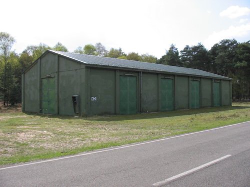 Storage shed for ammunition