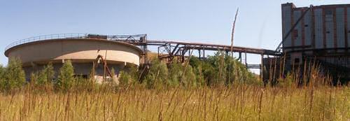 Coal processing plant wateropslag