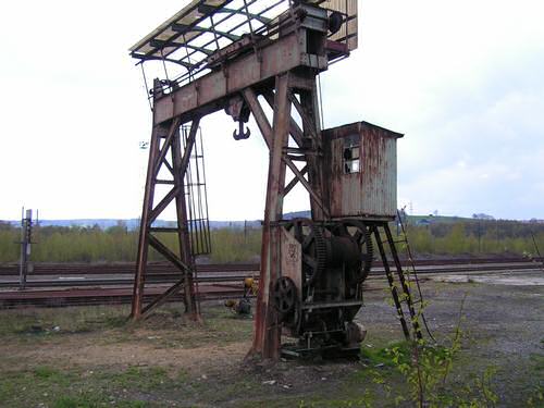 Old crane, station of Montzen